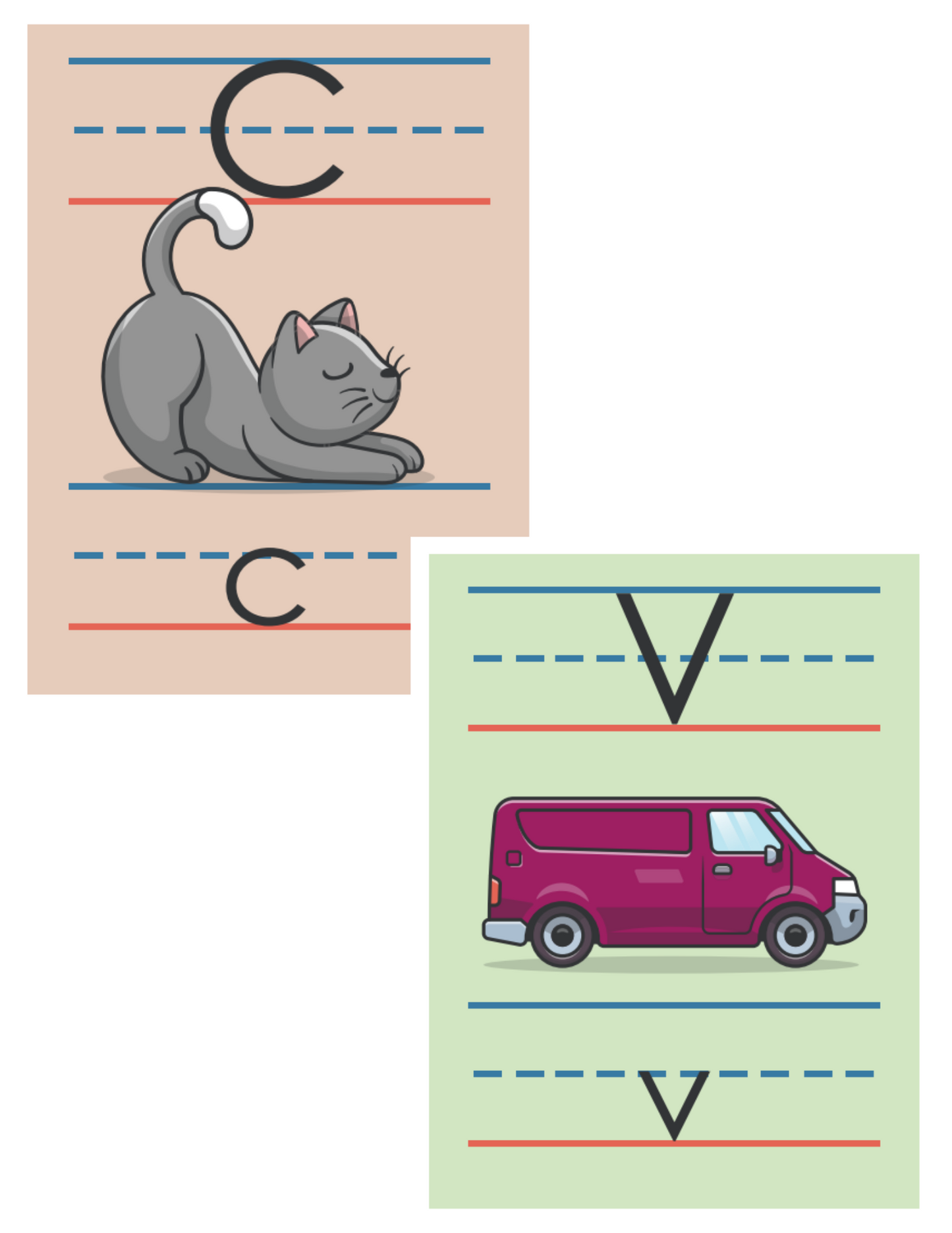 Digital Print Alphabet Posters